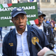 Photo by: NDZ/STAR MAX/IPx Mayor Eric Adams at the 78th annual Columbus Day Parade on October 10, 2022 in New York.